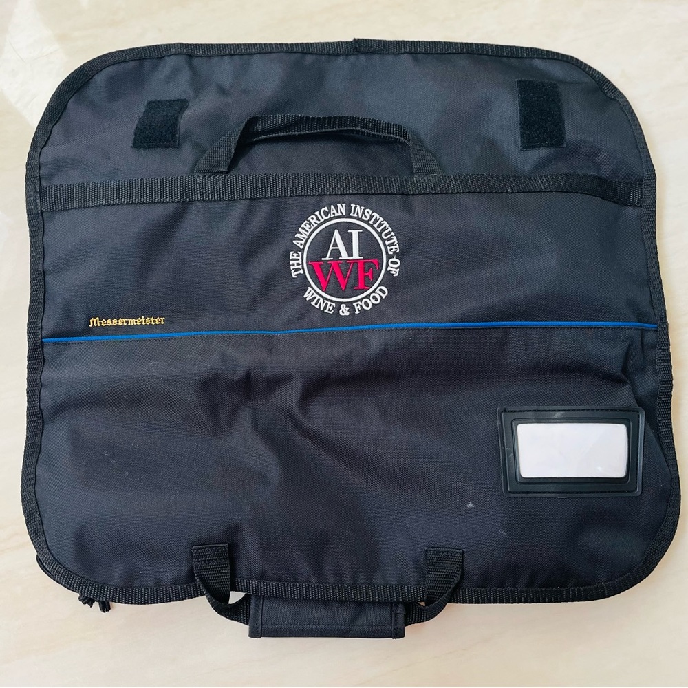 American Institute of Wine&Food Custom Chef Knives BBQ Roll Bag by Messermeister - Picture 4 of 14